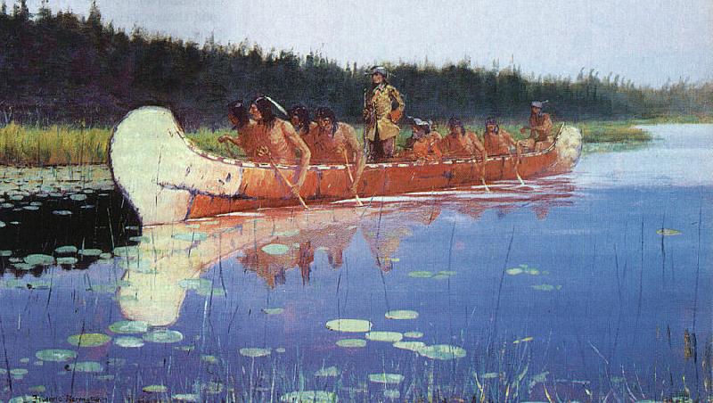 Frederick Remington Great Explorers oil painting image